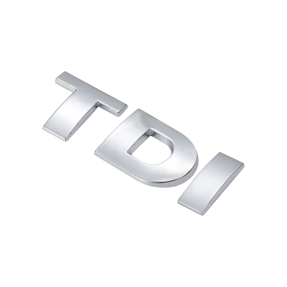 Бейдж TDI для стайлинга автомобиля наклейка с 3D алфавитом декоративные аксессуары