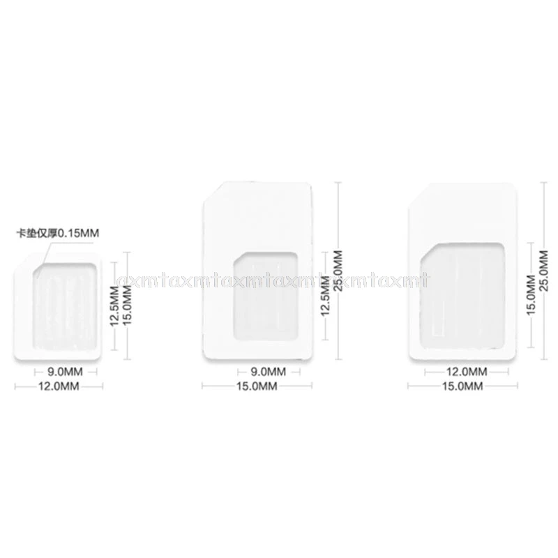 Преобразование Nano SIM-карты в Micro Стандартный адаптер для iPhone Samsung 4G LTE USB