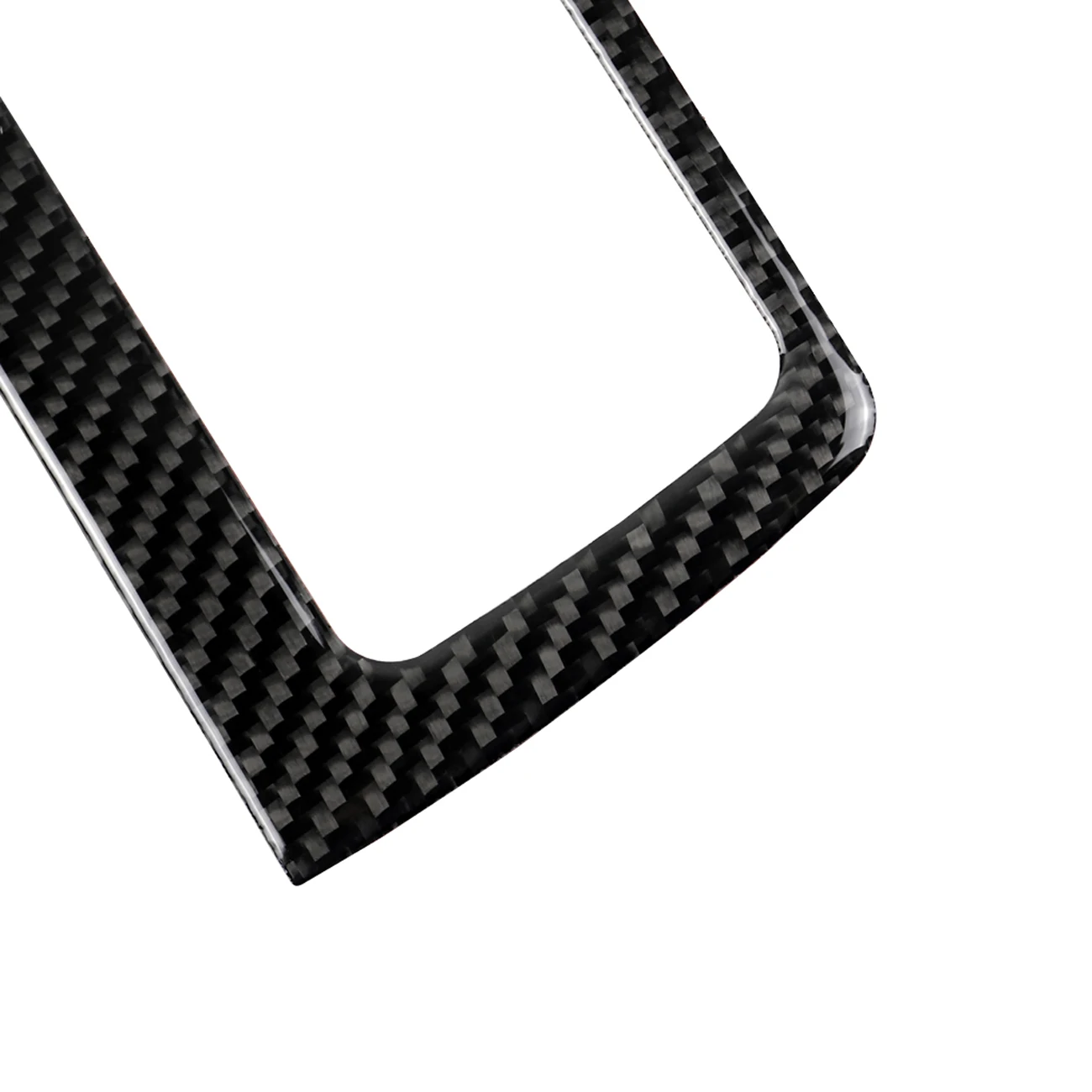 

2pcs Carbon Fiber Sticker Car Interior Decoration Vent Outlet Frame Cover Trim Stickers For Lexus IS250 Car Modified Accessories