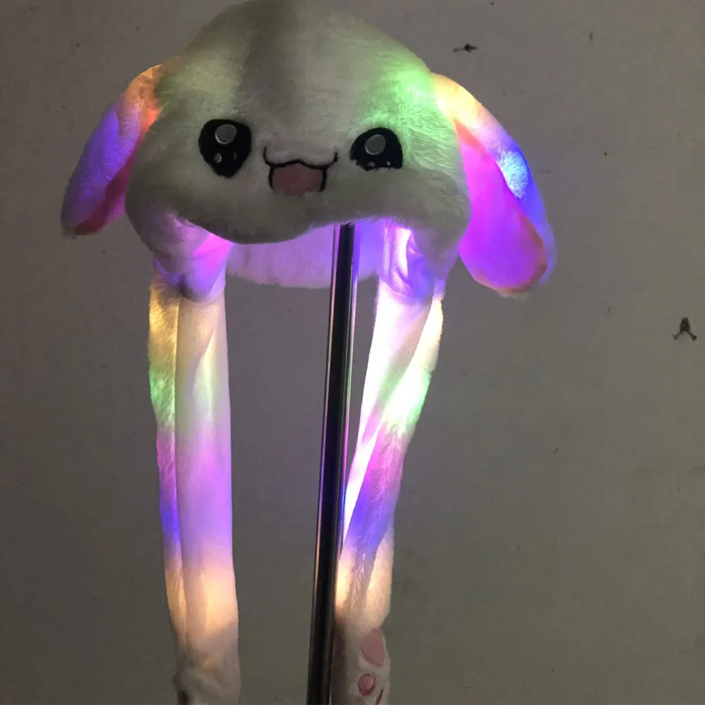 Милый мультяшный кролик Женский светодиодный светильник с ушками плюшевая