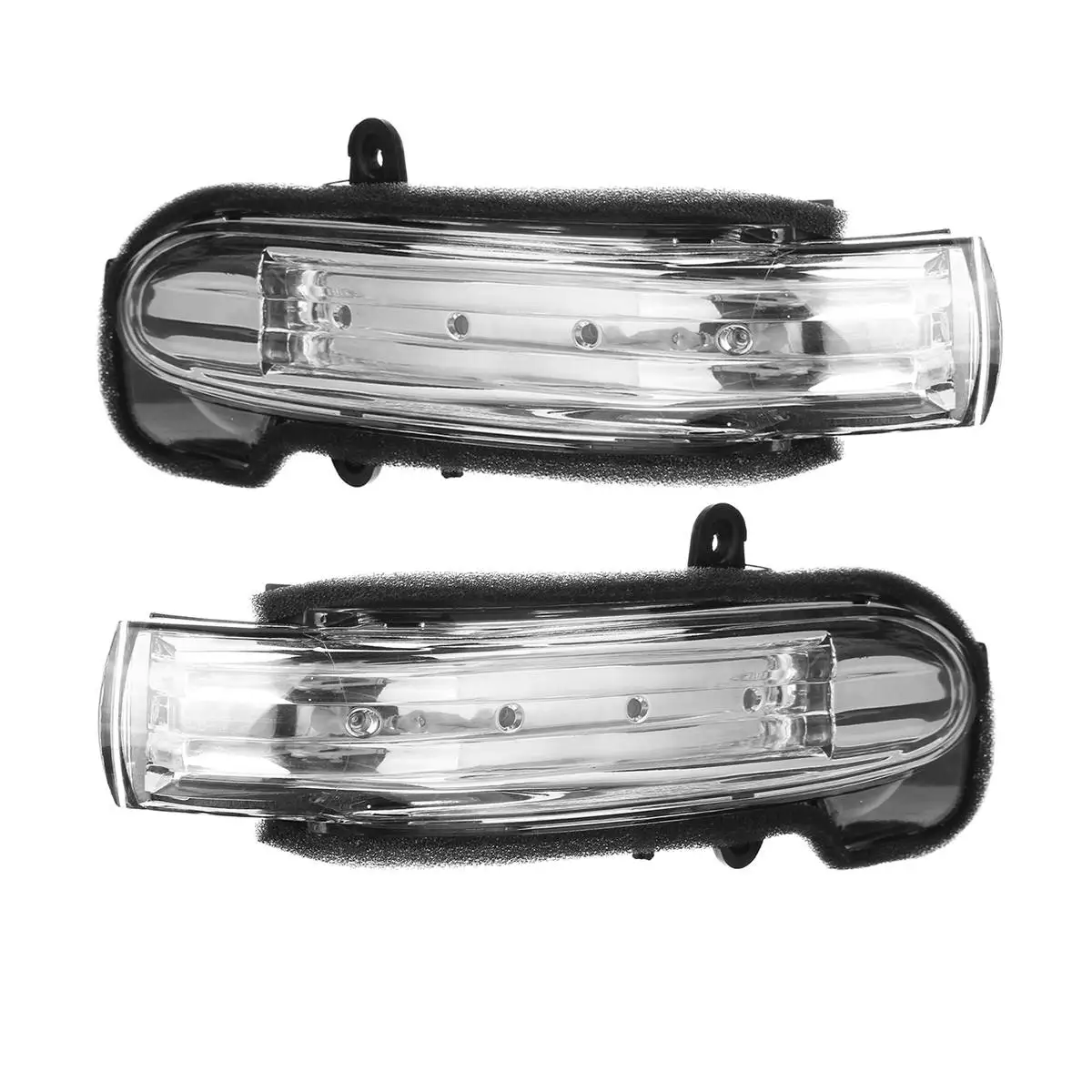 Pair LED Side Rearview Mirror Light Turn Signal Indicator Blinker For Mercedes For Benz W203 4Dr 2004-2007 Rear View Mirror Lamp