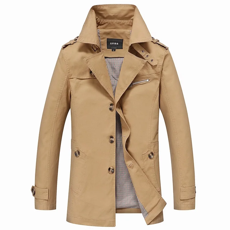 2019 однобортные мужские куртки Осень зима повседневные пальто куртка бомбер шарф