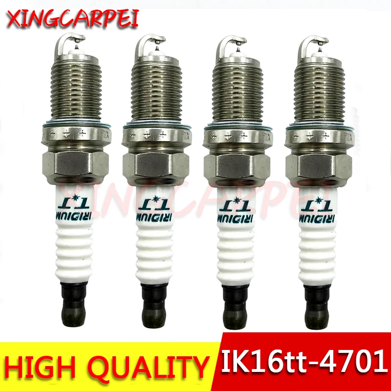 

4pcs ik16tt-4701 Dual Iridium Spark Plug Fit For Mazda MX-5 NA NB BP 1.8 BPTT Miata For Toyota For Honda For Acura For Ford