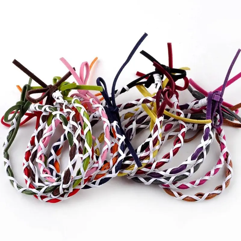 

30 шт./партия, кожаные браслеты для мужчин и женщин