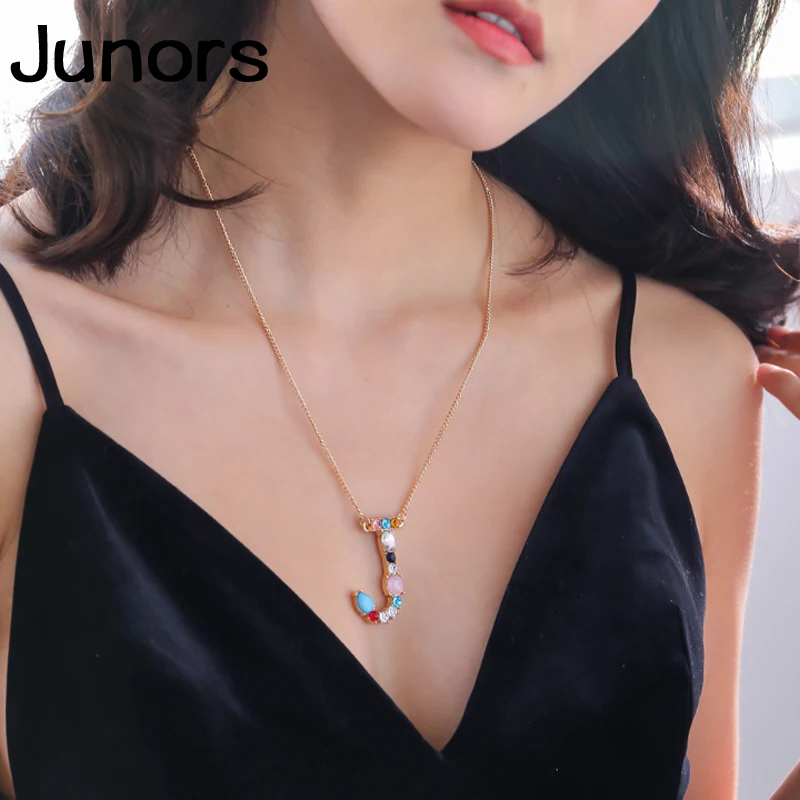 ЦИРКОНИЕВЫЕ инициалы буквенные ожерелья Женские Подвески 925 цветов Хрустальное