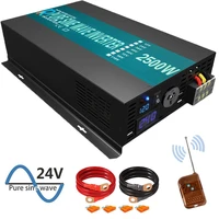 2500w pure sine wave inverter 12v 24v 48v dc to ac 110v 120v 220v 230v off grid customizable solar inverter with remote control