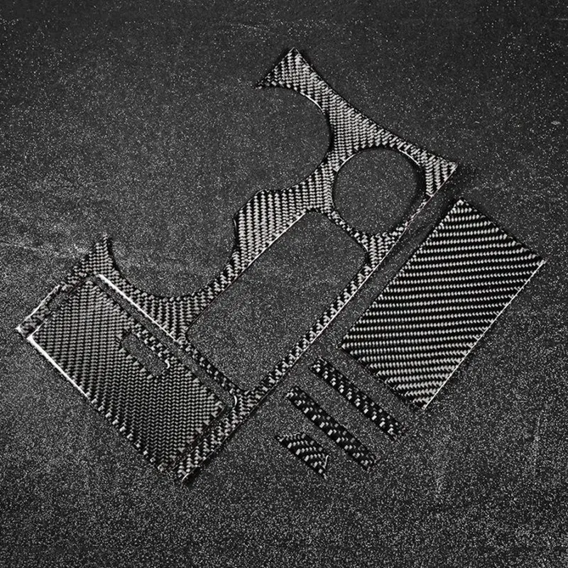 

Carbon Fiber Gear Shift Panel Decoration Cover Trim for Ford Explorer 2013-2019 Car Accessories