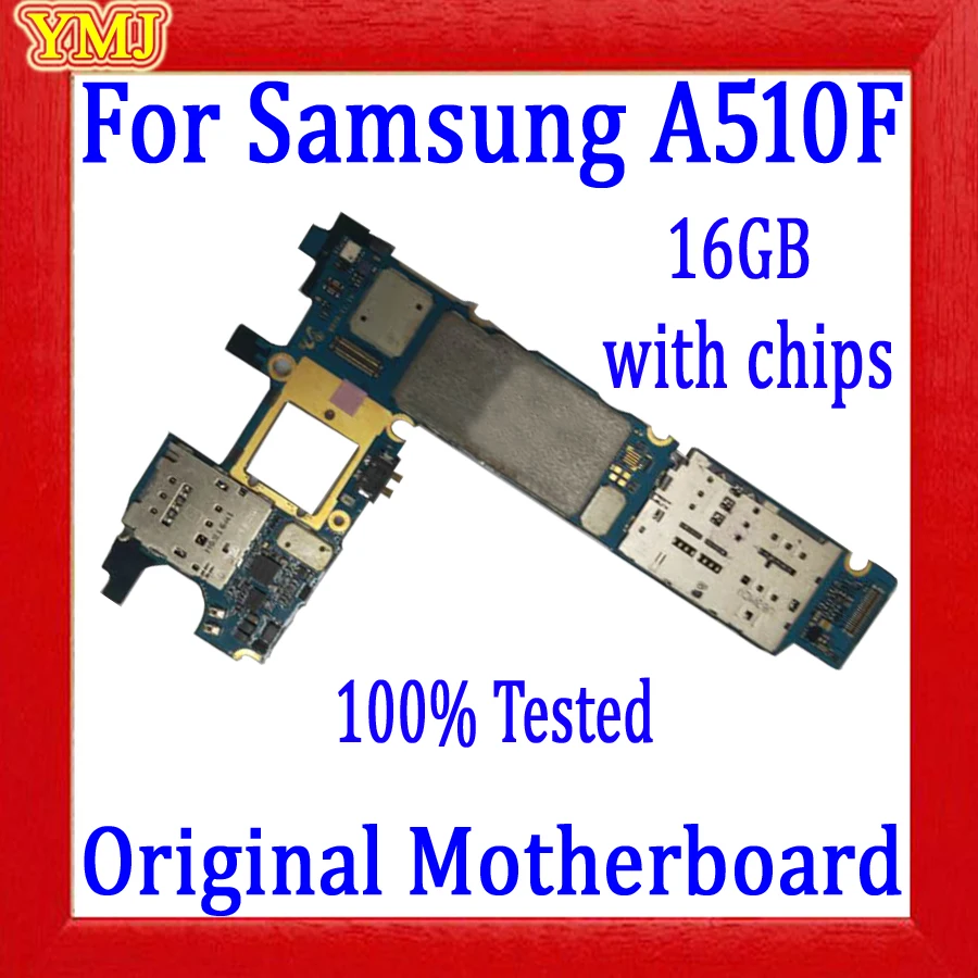 Оригинальная разблокированная материнская плата для Samsung Galaxy A510F A520F A500F A500FU A530F