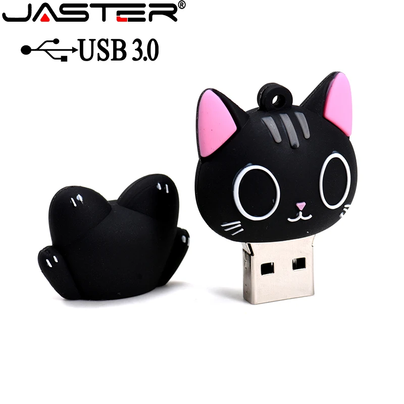 Usb флеш накопитель JASTER в виде мультяшного кота 4 128 ГБ|USB флэш-накопители| |