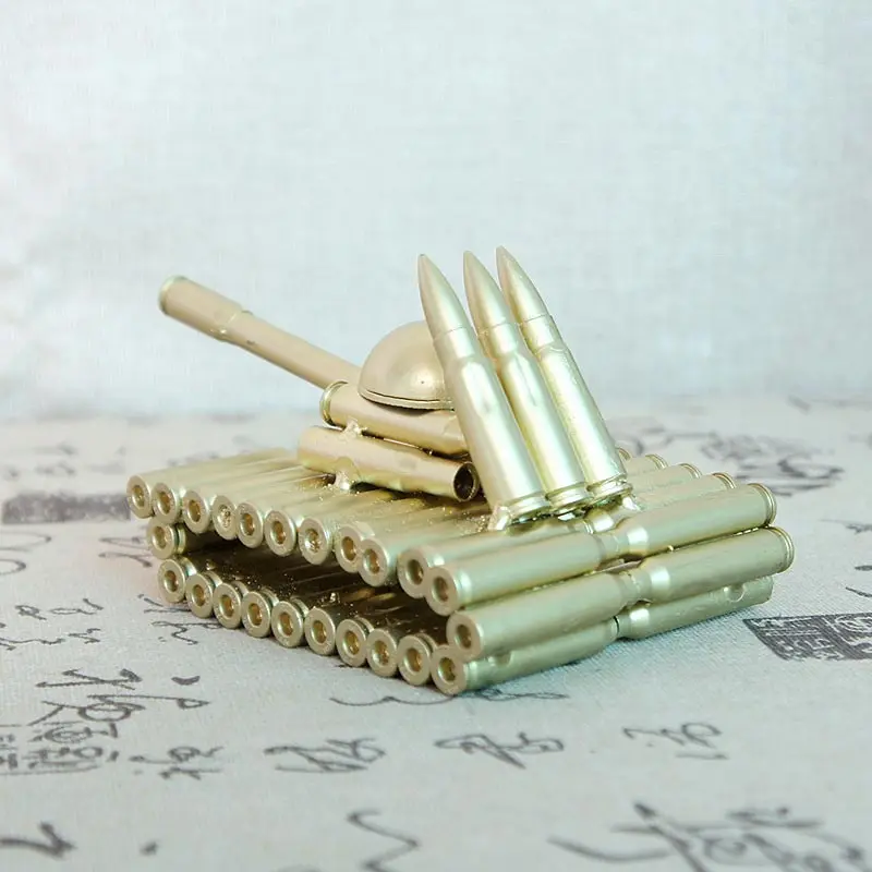 Оптовая продажа рекламный стол Декор Танк из пуль Миниатюрная модель