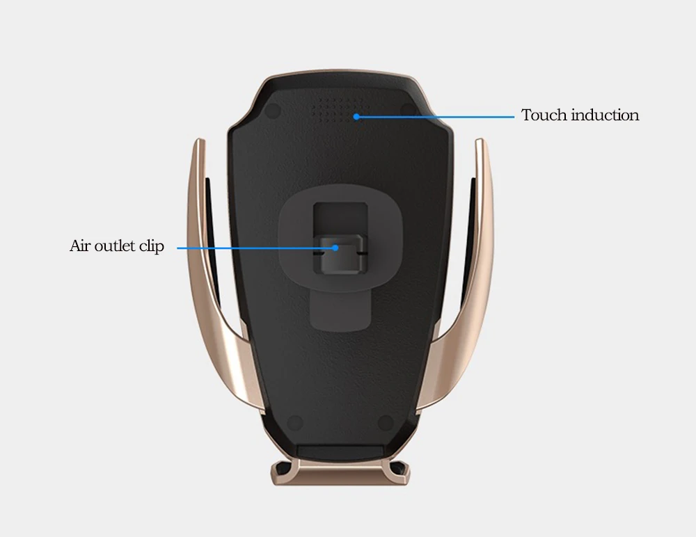 KSTUCNE Qi Беспроводное Автомобильное зарядное устройство для iPhone XS XR samsung S10 Plus Xiaomi huawei Беспроводное зарядное устройство Быстрая зарядка Автомобильный держатель для телефона