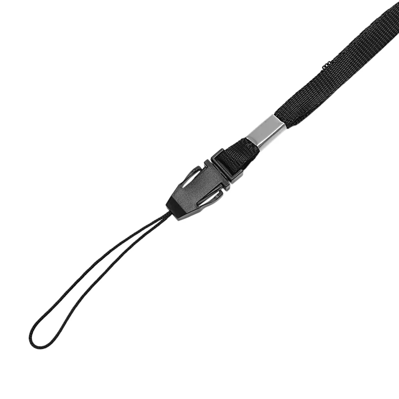 10x Черный Ремешок шейный ремешок для ID Pass карты бирки телефоны камера MP3