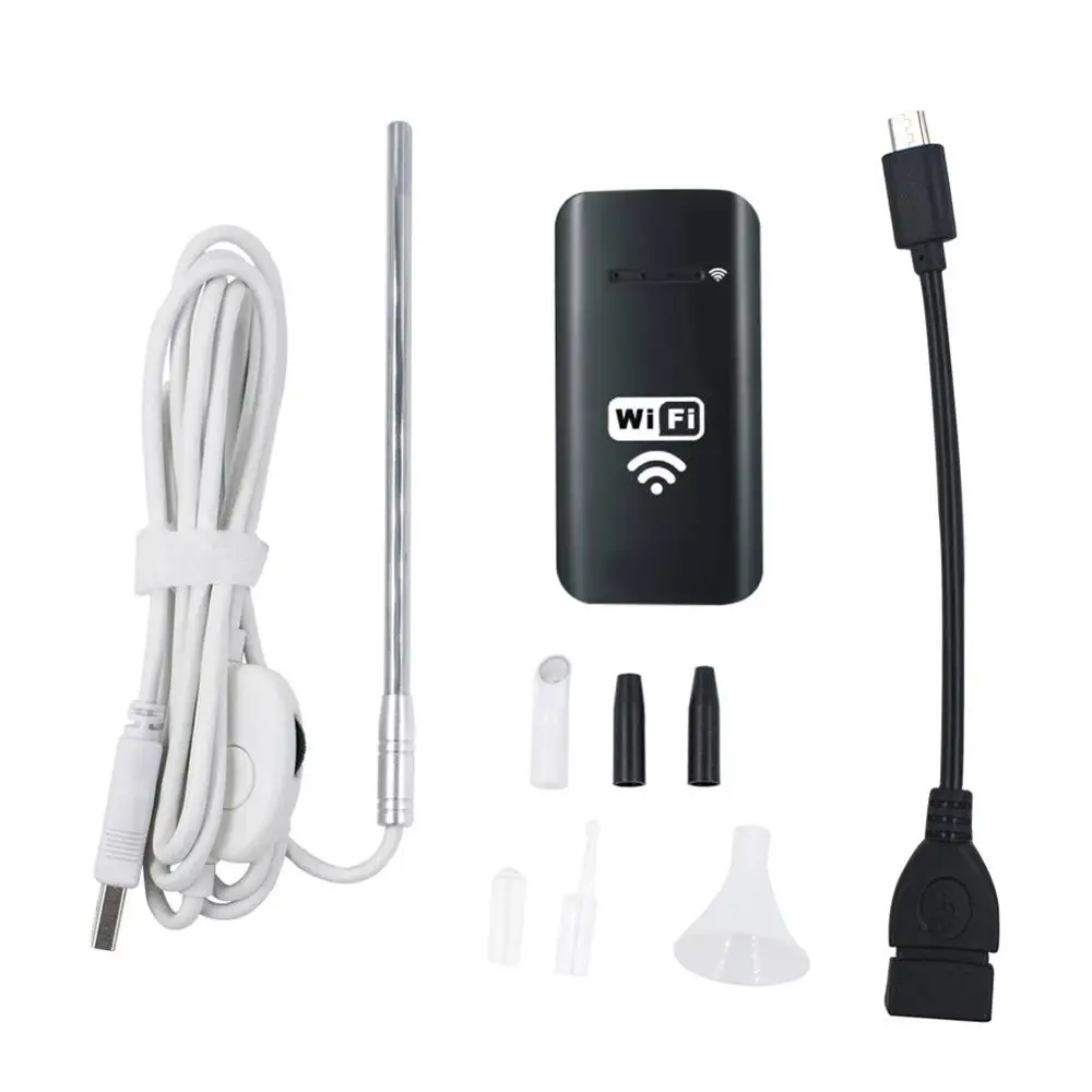 4.9mm Wireless WiFi Medical Endoscope Ear Otoscope Camera Waterproof For Android PC iphone IOS | Безопасность и защита