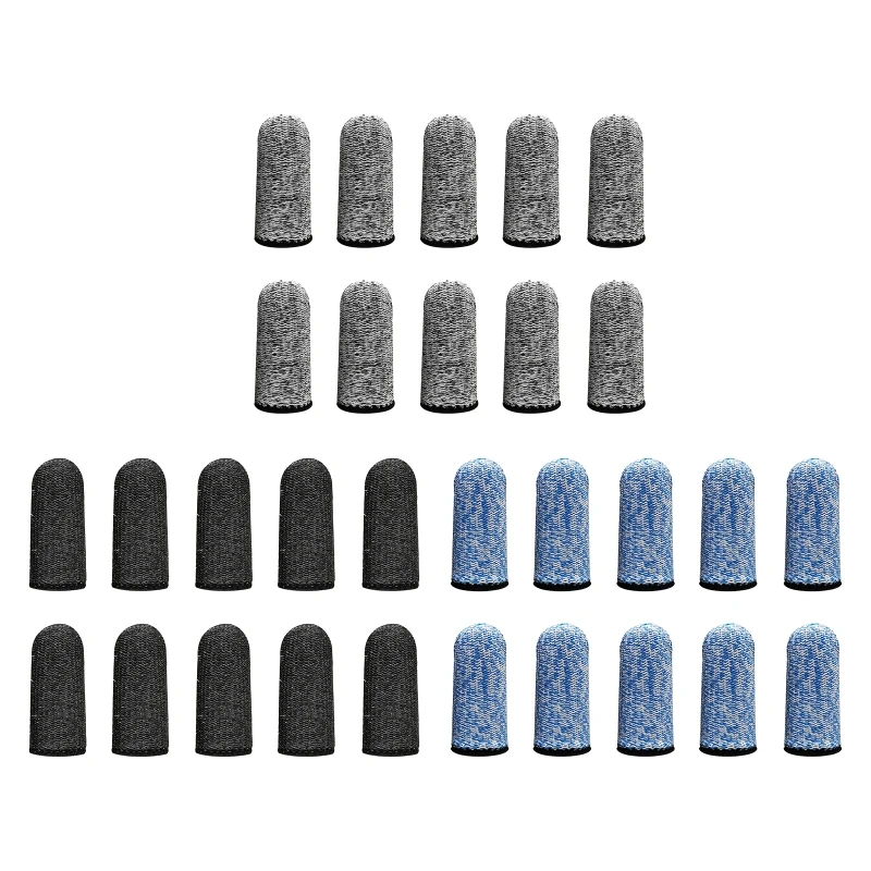 

M6CF 10 Pieces Cut Resistant Finger Cots Protector for building Gardening Kitchen