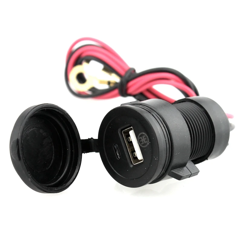 

Новый черный Универсальный USB 12V в автомобильное гнездо Зажигалка зарядное устройство адаптер