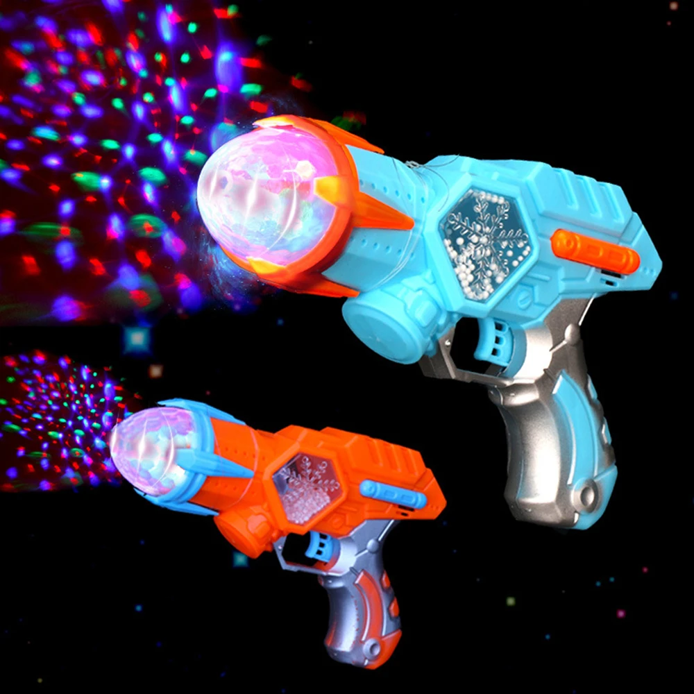 

Children's toy projection luminous music toy gun