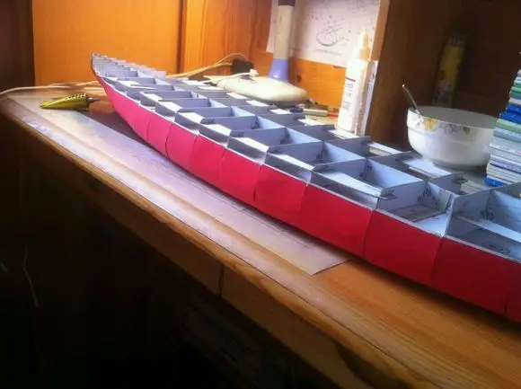 Масштаб 1:200 80 см японский боевой корабль Nagato Второй мировой войны набор 3D