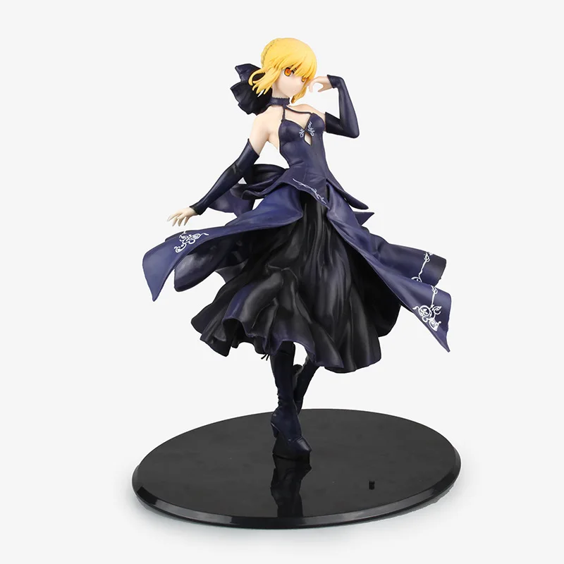 Экшн-фигурка горячая Распродажа 22 см из аниме Fate stay Night Zero Black Saber Arturia Pendragon масштаб