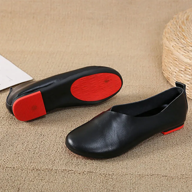 

Women's Lightweight Soft bottom shoes fashion outdoor Square heel pumps loafers ladies plus size women shoes 42 43 Single shoes