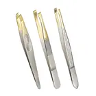 Универсальный пинцет для бровей из нержавеющей стали для удаления вросших волос на лице