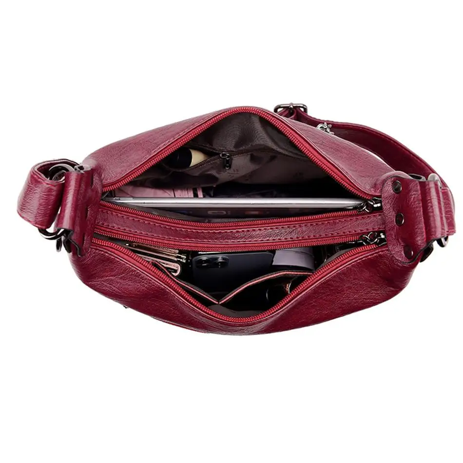 

Crossbody Bags for Women Messenger Bag Designer Leather Handbags Sac A Main Vintage Ladies Shoulder Bag Hand Bags Bolsa Feminina