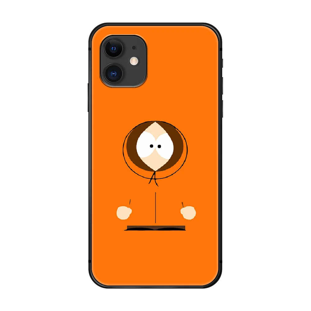 

South-Park anime Phone Case Cover Hull For iphone 5 5s se 2 6 6s 7 8 plus X XS XR 11 PRO MAX black hoesjes fashion Etui soft