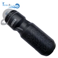 750ml mountain bike cycling black sports bottle summer sport water bottle portable climbing dustproof cup portable bike bottle