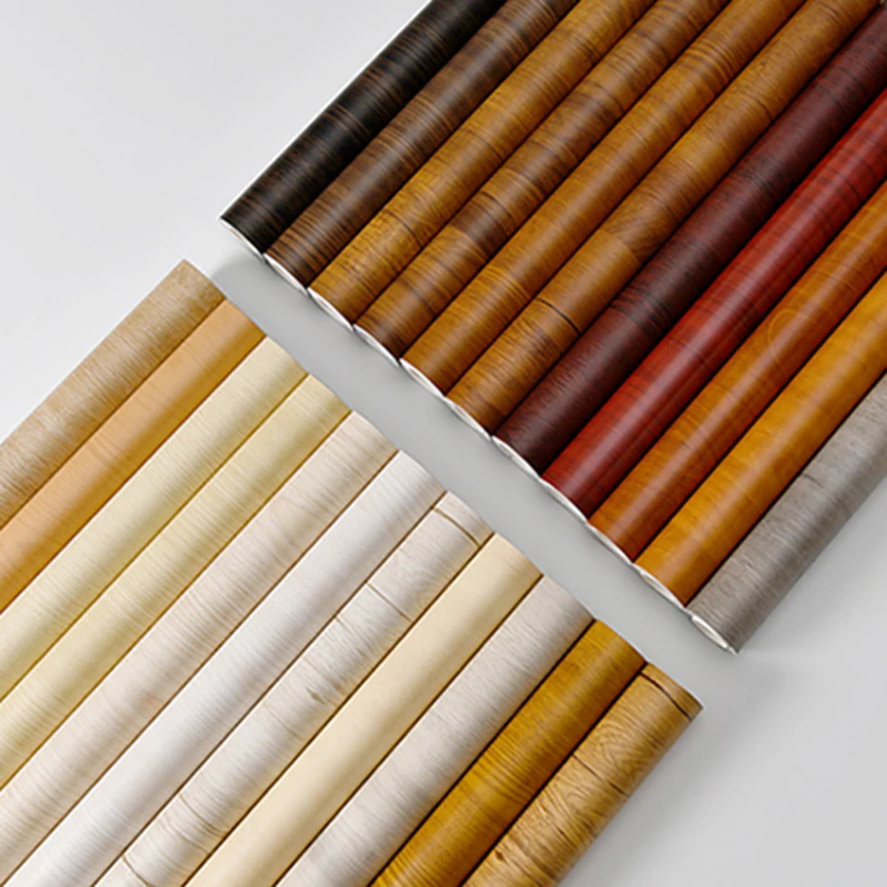 Водостойкая виниловая настенная бумага W43 рулон самоклеящейся бумаги для дверей