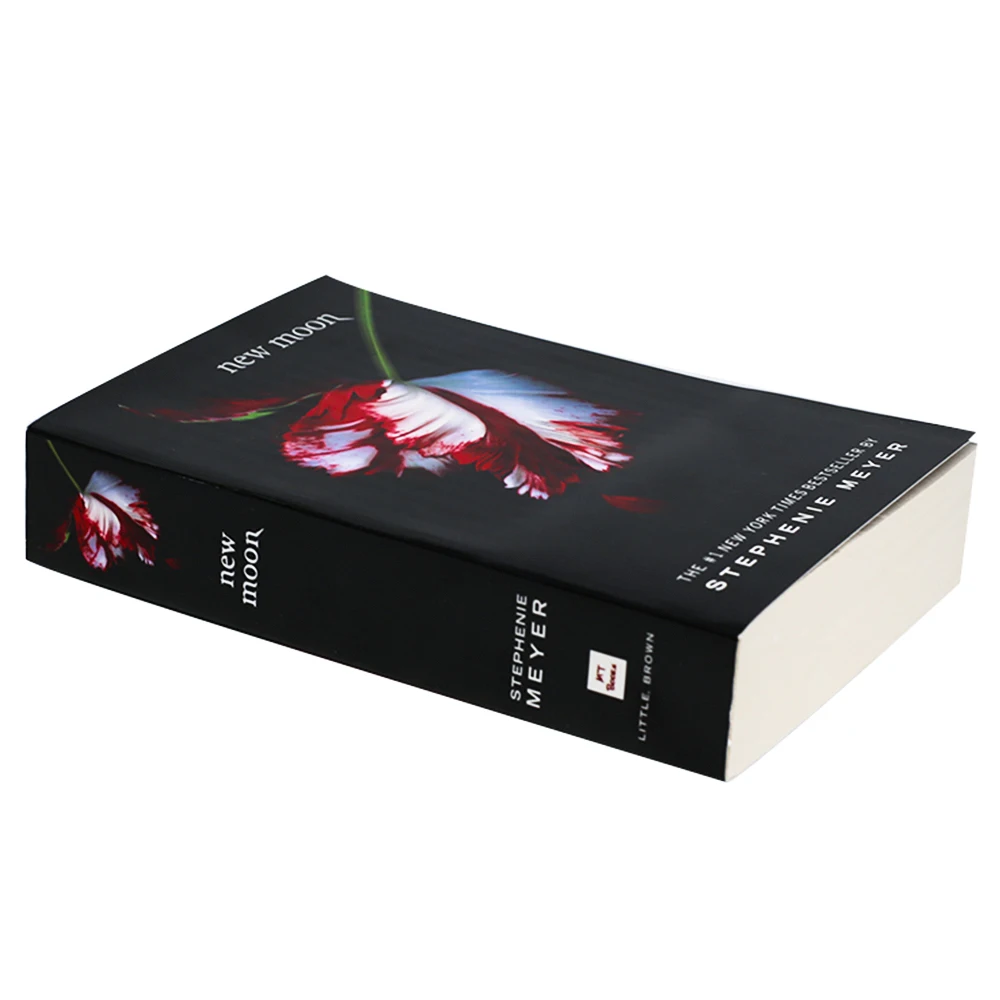 Juego de libros de historia de La Saga Crep&uacute;sculo en caja para ni&ntilde;os, libros de cuentos para adultos, historias en ingl&eacute;s, nueva luna y eclipse-5