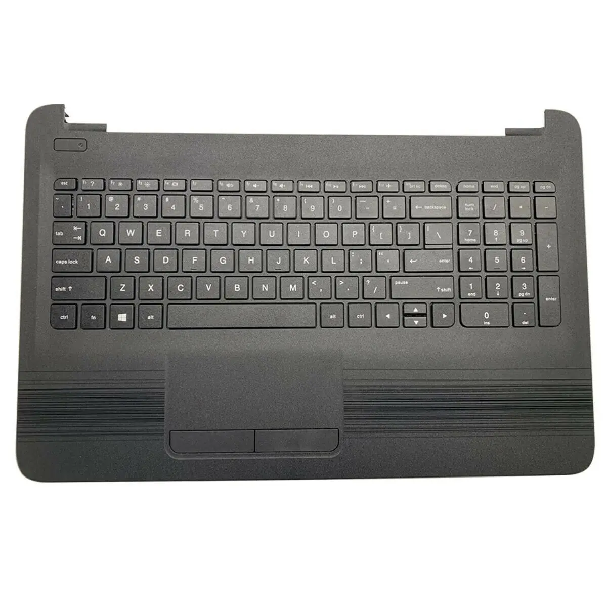 

JIANGLUN New For HP 15-AY 15-BA Palmrest Top Case with Keyboard & Touchpad Black 855027-001