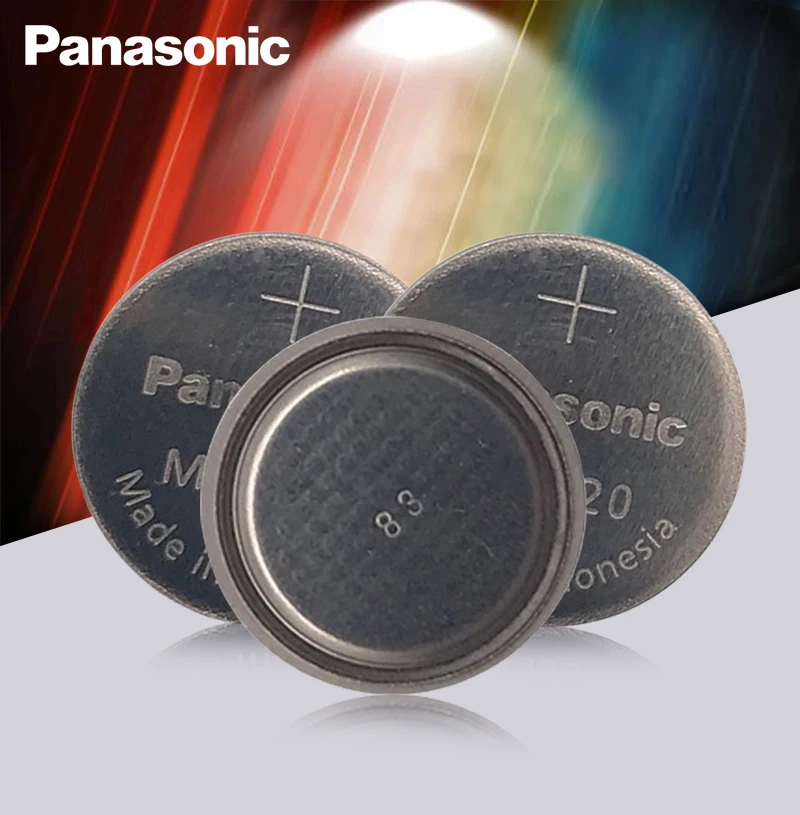 10 шт./лот оригинальный Panasonic ML1220 3V ML 1220 перезаряжаемый CMOS RTC BIOS резервная батарея