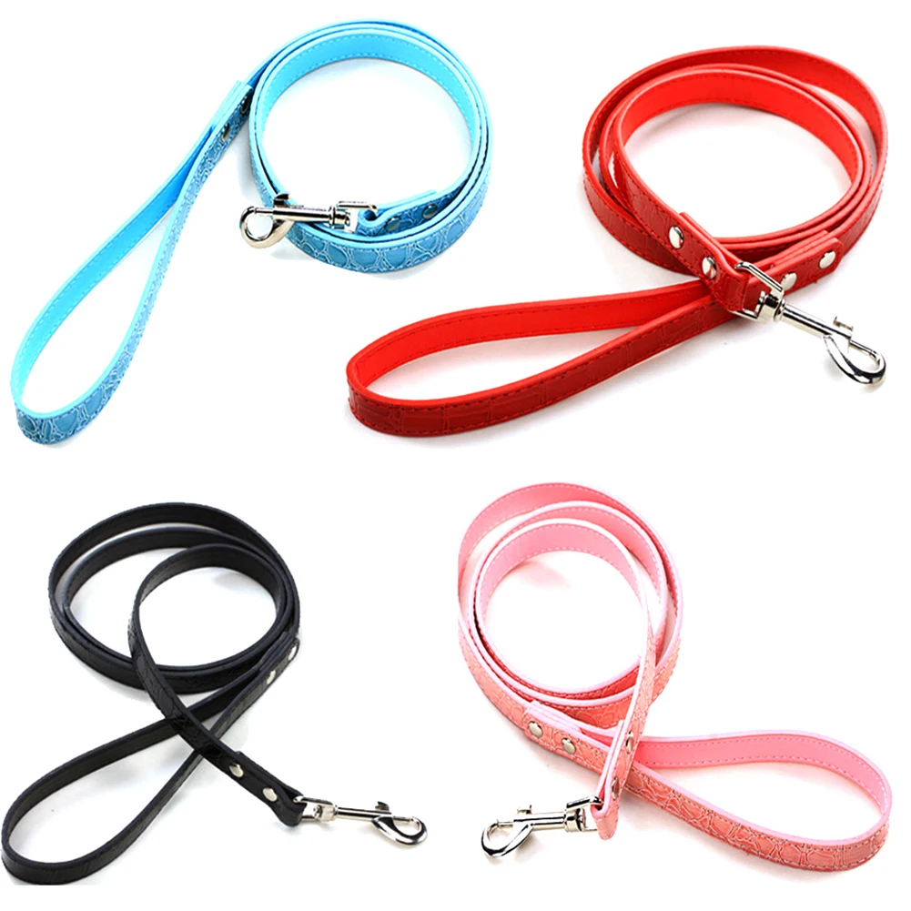 Регулируемый ошейник из искусственной кожи для маленьких собак и