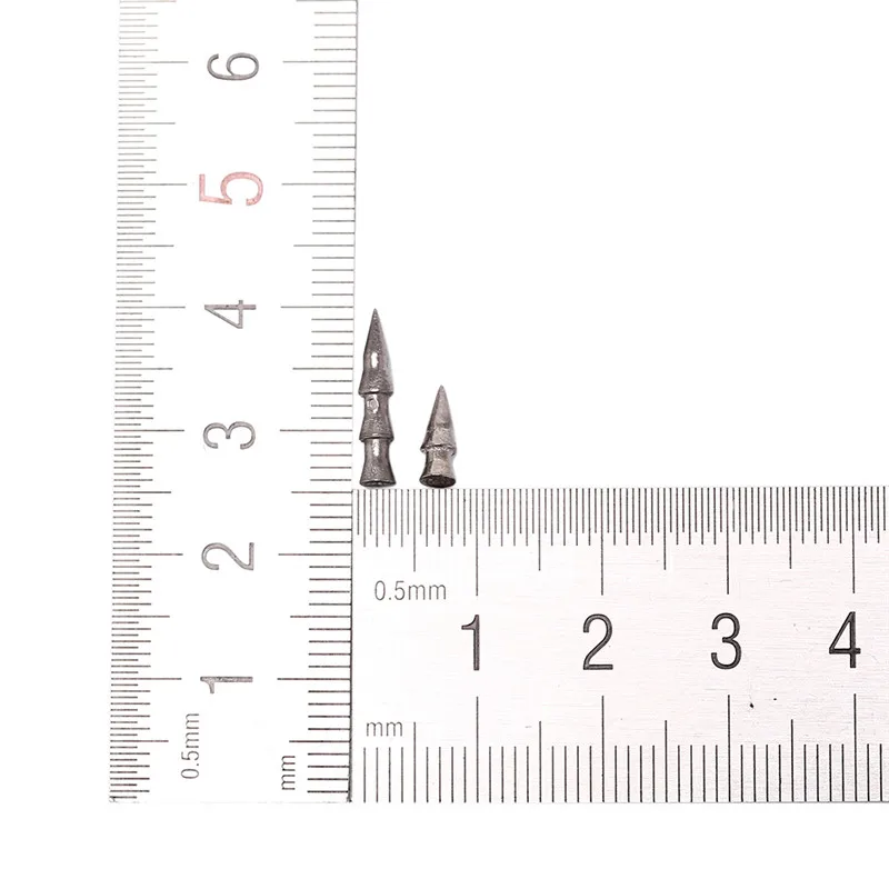 

5pcs/8pcs Tungsten Nail Pagoda Fishing Sinker Small Thin Worm Weights Sinkers Fishing Tackle Insert Into Soft Plastic Lures