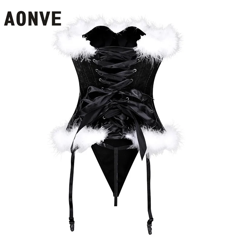 AONVE корсет, сексуальные красные корсеты, топы, милые бюстье, бюстье, корсет, Женская рождественская одежда, Черная пятница, предложения S-2XL