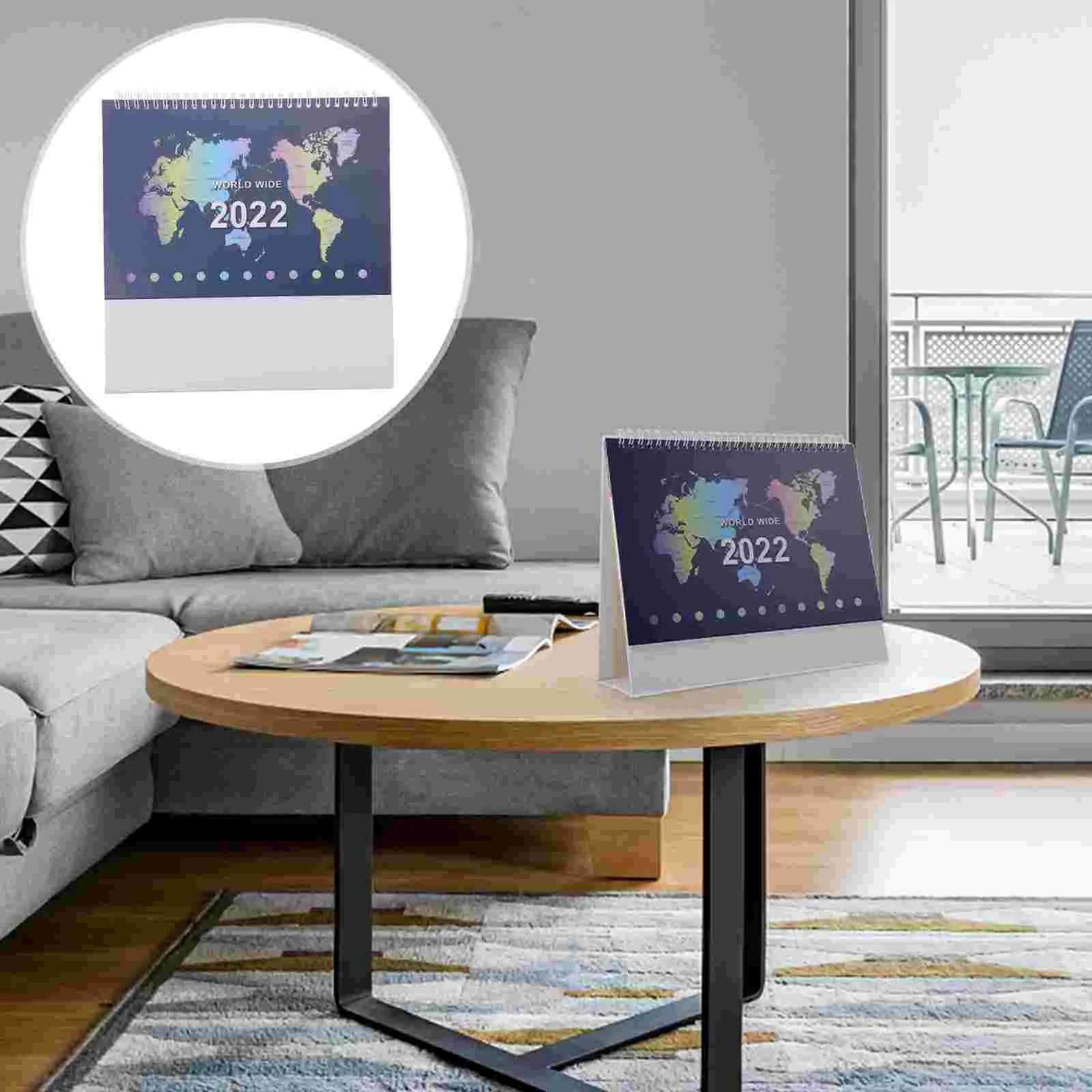 

1 Pc Desktop Decorations Desk Calendar Decoration Time Plan Calendar for Message