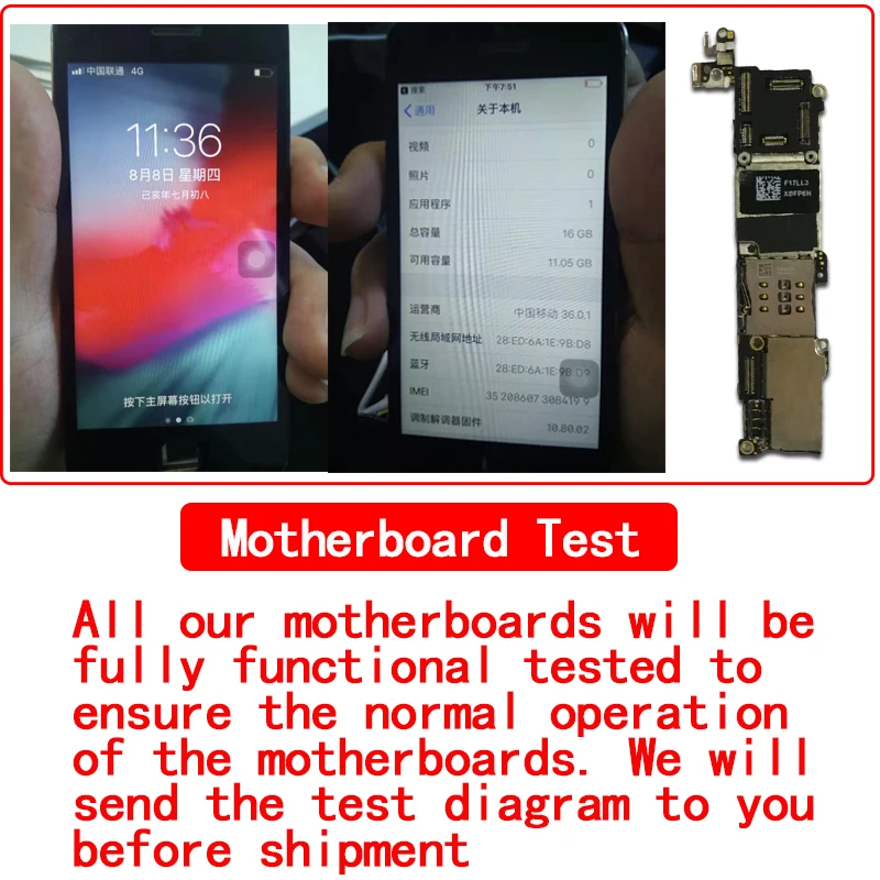 16 Гб/32 ГБ/64 ГБ для iphone 5s материнская плата без/с сенсорным ID 100% оригинал