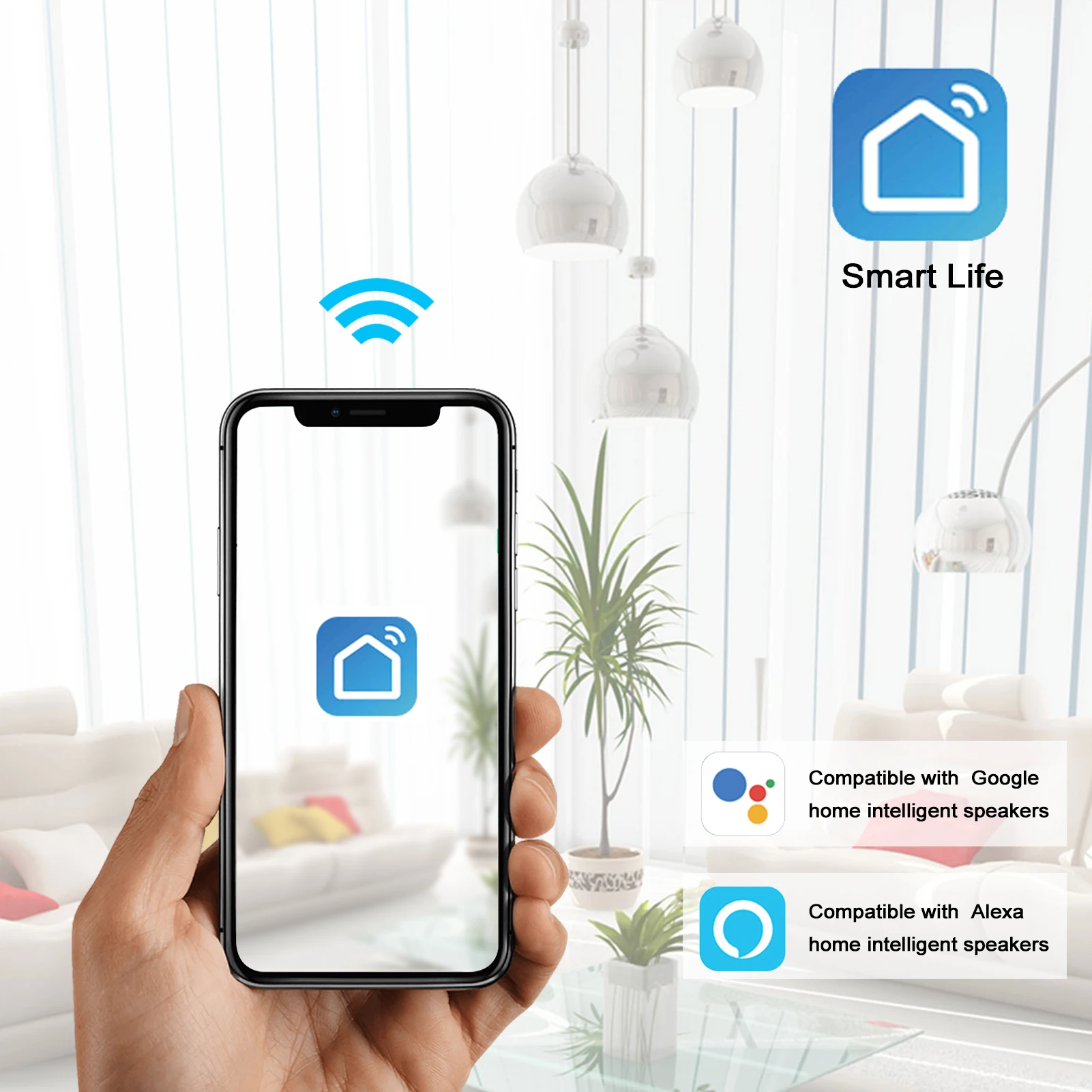 Умный переключатель для штор Tuya ZigBee Электрический моторизованный ролик Alexa Google