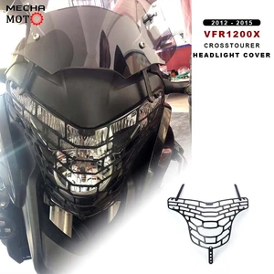 Motorcycle Headlight Cover Lampshade Protection Cover Grille Cover For Honda Vfr1200x Vfr 1200x