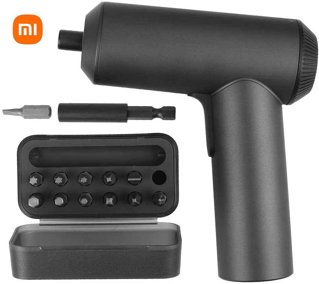 

Шуруповерт XIAOMI MIJIA аккумуляторный, 3,6 В, 2000 мА · ч, 12 шт.