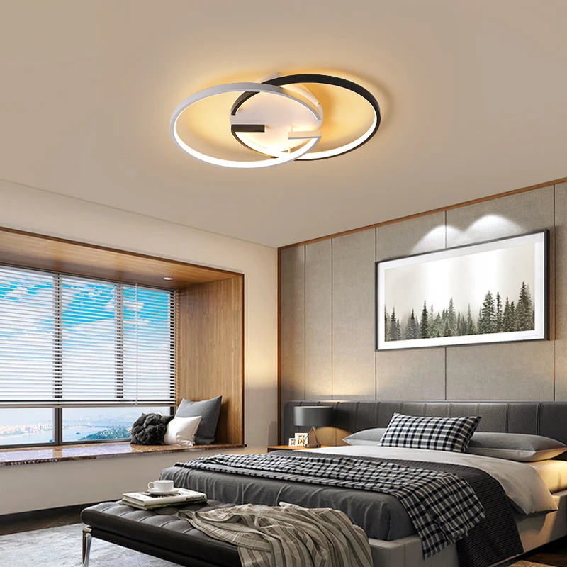 Chandelierrec AC90-260V потолочные люстры светильники Современные светодиодные люстры Гостиная Спальня низкие потолки канделябро