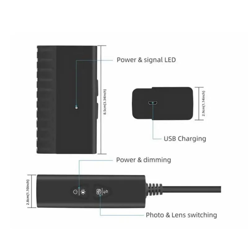 

Waterproof Borescopes Industrial Borescopes Adjustable LED Inspection Camera