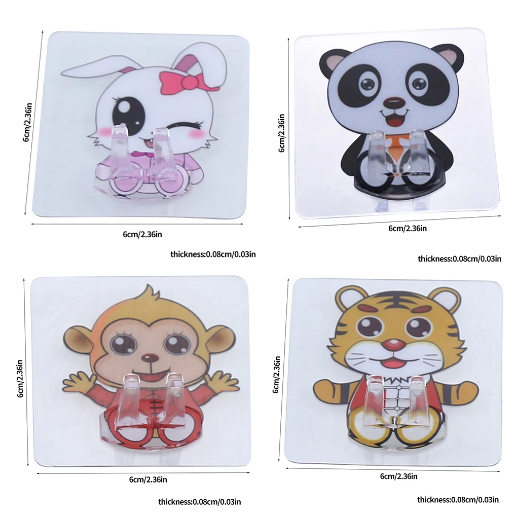 

Toothbrush Holder Wall Mounted Hanger Hook Waterproof Moisture-Proof Bath Ball Rack Stable Storage Rack Bathroom Accessories