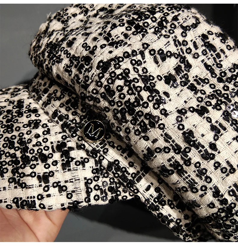 Новинка 2019 женские шапки твидовые клетчатые кепки газетчика кепка с плоским