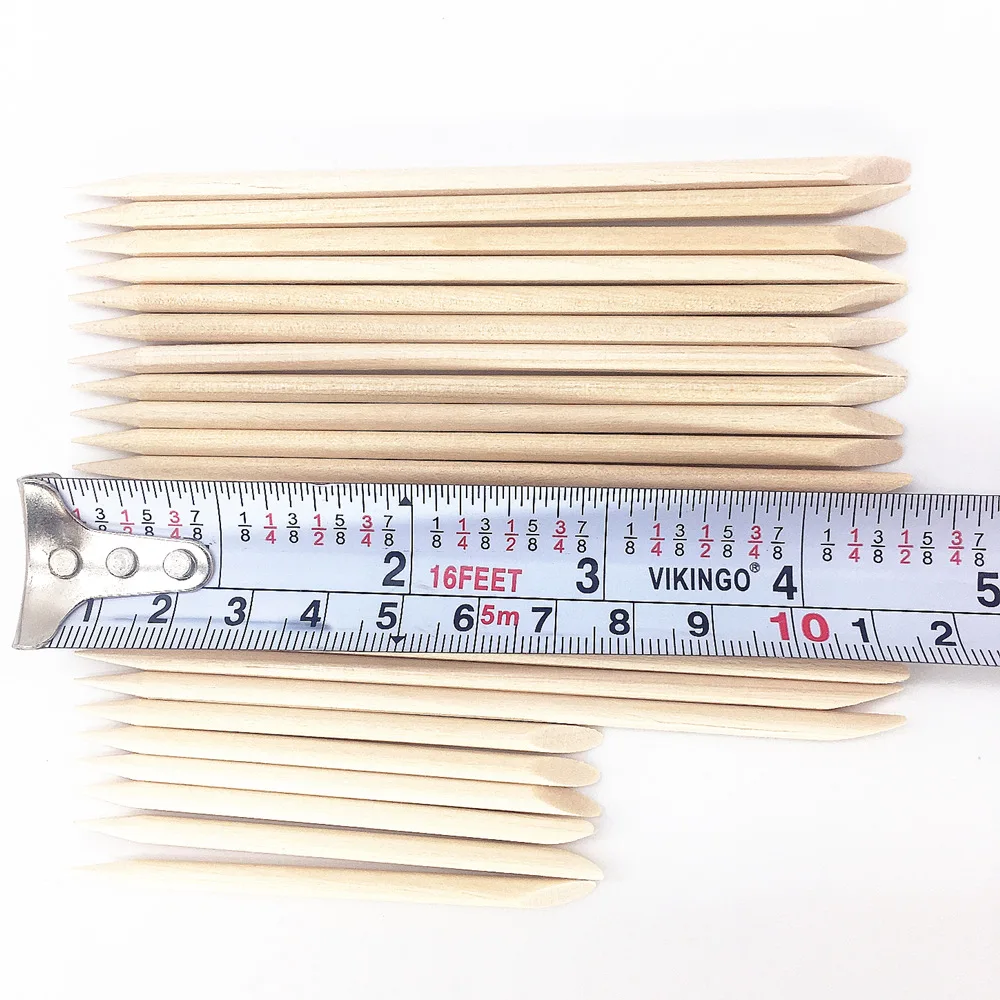 

100/50/30/20 Pcs/set Nail Cuticle Pusher Double Ended Nail Art Wood Stick Women Remover Manicure Nails DIY Beauty Makeup Tool