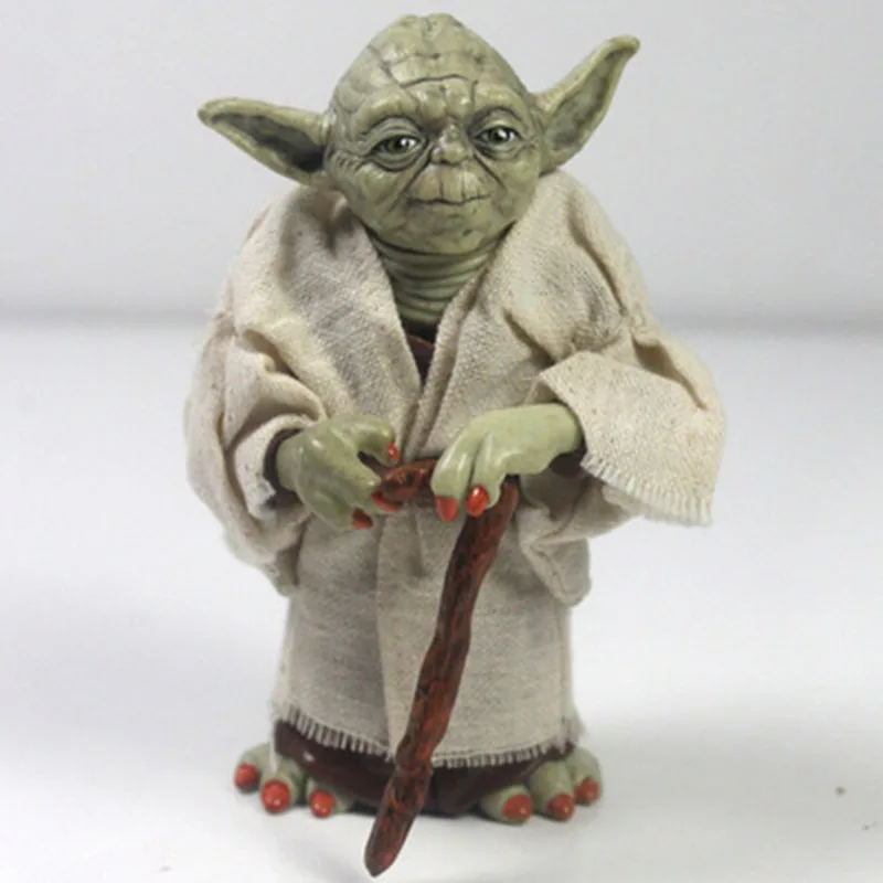 

Marvel Star Wars Rise of Skywalker Jedi Counterattack Master Yoda 12CM Real Clothes Actionable Figure