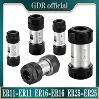double headed er extension rod motor conversion set er11 er16 er20 er20 er25 er32 diy motor shaft column spindle double collet