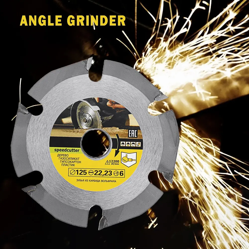 

Wood Cutting Disc for Angle Grinder 3/6Teeth Circular Saw Blade Wood Carving Hardwood Abrasive Tool Hard Alloy Wood Cutting Disk