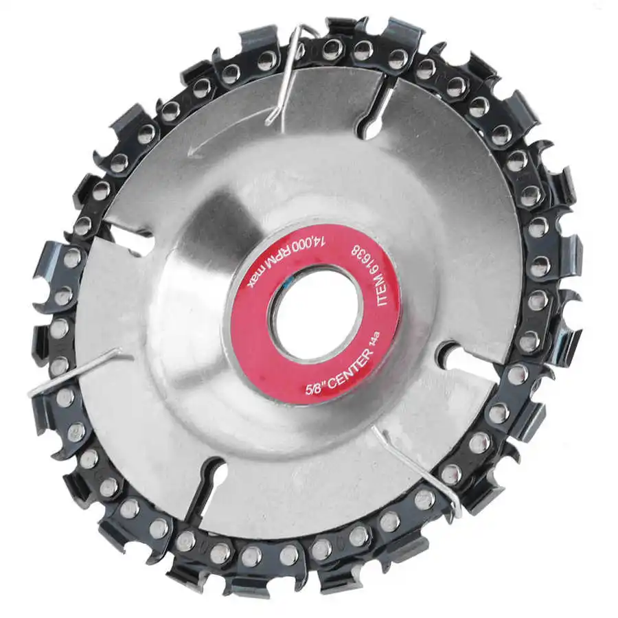 

Диск цепной пилы 4 дюйма, серебро, тонкая работа, для резьбы по дереву, угловая шлифовальная машина, режущий инструмент