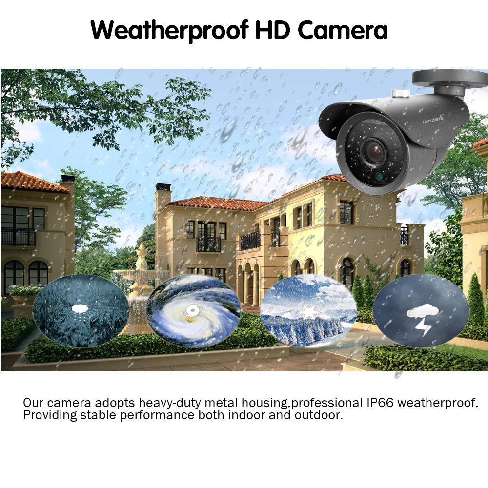 2-мегапиксельная SONY Full 1080P HD AHD уличная Водонепроницаемая Металлическая Цилиндрическая камера видеонаблюдения CCTV с 36 шт. ИК-фильтр светодиодный