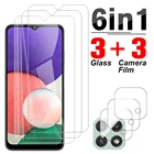 Чехол из закаленного стекла для Samsung galaxy A22 A32 A42 A52 A72 samsun a 22 32 42 52 72 4G